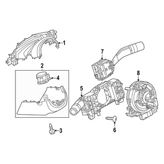 Mazda OE - Steering Column - Shroud, Switches & Levers