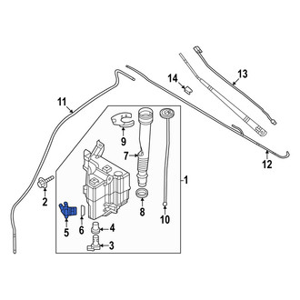 Mazda OE - Windshield Washer Pump