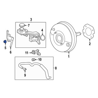 Mazda OE - Brake Master Cylinder Reservoir Nut