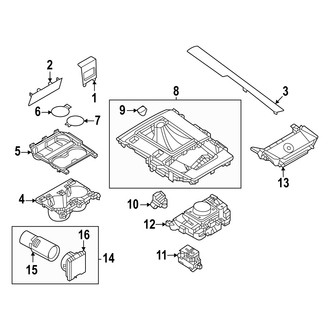 Mazda OE - Components in Console (2.5 S / 2.5 Turbo)