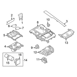 Mazda OE - Components in Console