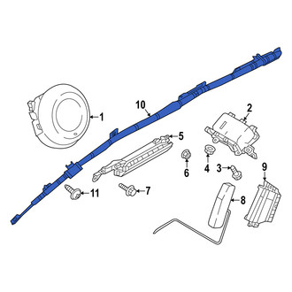 Mazda OE - Left Curtain Air Bag