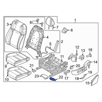 Mazda OE - Front Left Lower Temperature Controlled Seat Blower Motor