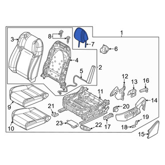 Mazda OE - Front Left Headrest