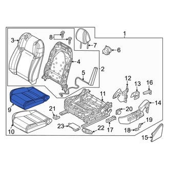 Mazda OE - Front Left Seat Cushion Foam