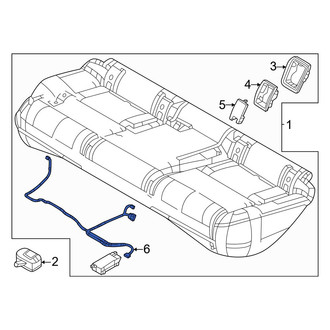 Mazda OE - Rear Seat Air Bag Connector