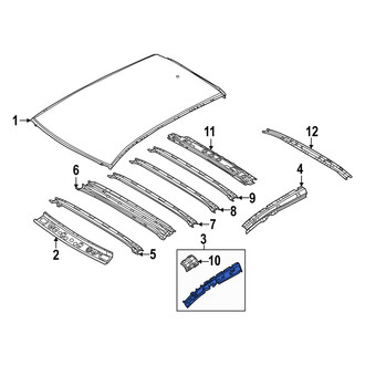 Mazda OE - Right Roof Side Rail