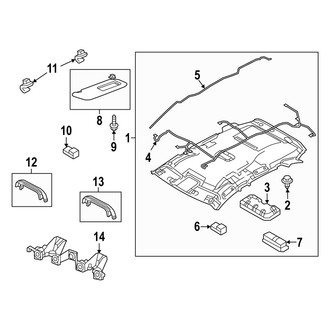 Mazda OE - Roof - Interior Trim (W/O Panoramic), (2.5 S)