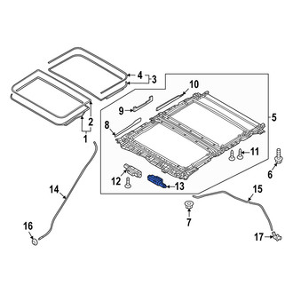 Mazda OE - Sunroof Motor