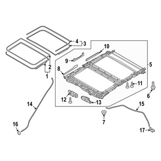 Mazda OE - Roof - Sunroof (With Panoramic), (2.5 Turbo)