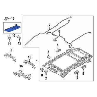Mazda OE - Left Sun Visor