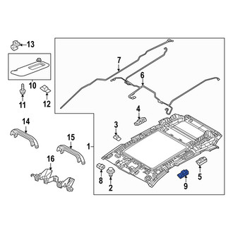 Mazda OE - Left Dome Light