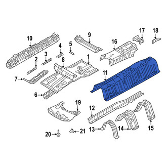 Mazda OE - Front Center Floor Pan