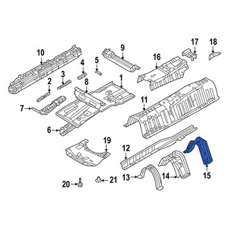 Mazda OE - Floor Pan Reinforcement