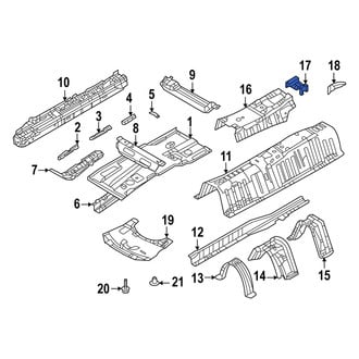 Mazda OE - Center Floor Pan Reinforcement