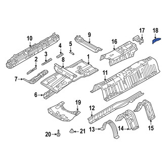 Mazda OE - Rear Upper Floor Pan Reinforcement