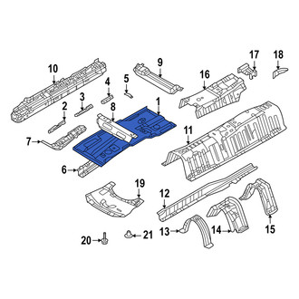 Mazda OE - Front Left Floor Pan