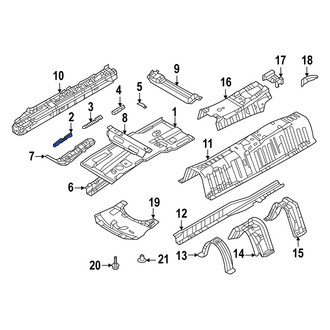 Mazda OE - Floor Pan Reinforcement