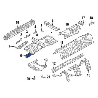 Mazda OE - Front Left Floor Side Rail