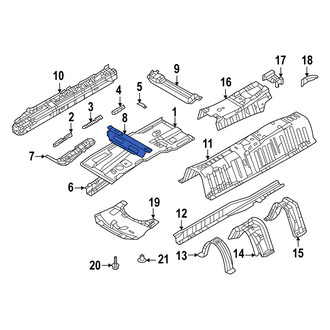 Mazda OE - Front Left Floor Pan Crossmember