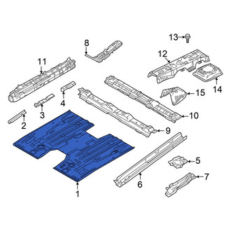 Mazda OE - Front Floor Pan