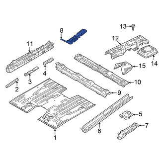Mazda OE - Front Left Floor Pan Reinforcement
