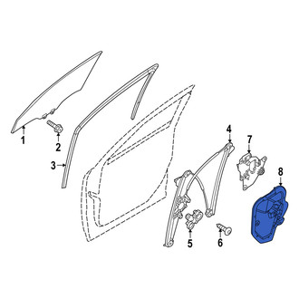 Mazda OE - Front Left Outer Door Access Cover