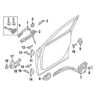 Mazda OE - Front Door - Lock & Hardware