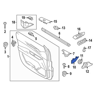 Mazda OE - Front Left Inner Exterior Door Handle Cover