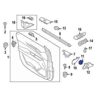 Mazda OE - Left Door Lock Switch