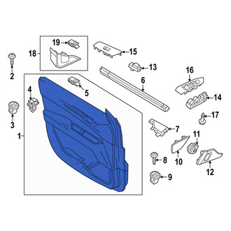 Mazda OE - Front Left Inner Door Interior Trim Panel