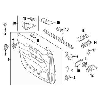 Mazda OE - Front Door - Interior Trim
