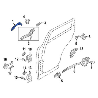 Mazda OE - Front Left Outer Exterior Door Handle