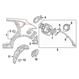 Mazda OE - Quarter Panel & Components (2.5 S / 2.5 Turbo)