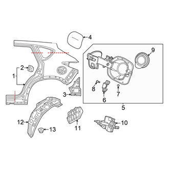 Mazda OE - Quarter Panel & Components (Hybrid Preferred / Hybrid Premium / Hybrid Premium Plus)