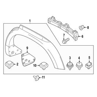 Mazda OE - Quarter Panel - Exterior Trim