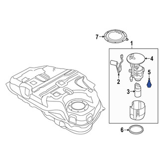 Mazda OE - Fuel Injection Pressure Regulator