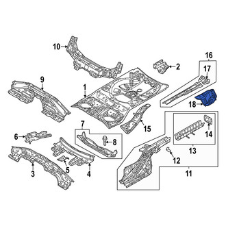 Mazda OE - Rear Right Floor Extension