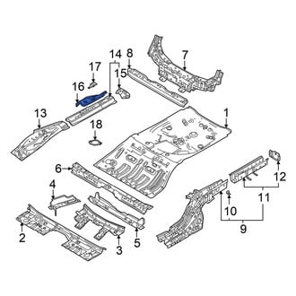 Mazda OE - Rear Right Floor Extension