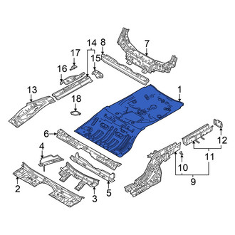 Mazda OE - Rear Floor Pan