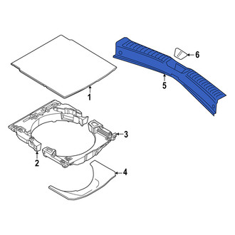 Mazda OE - Rear Liftgate Trim Scuff Plate