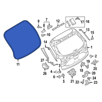Mazda OE - Rear Hatch Seal