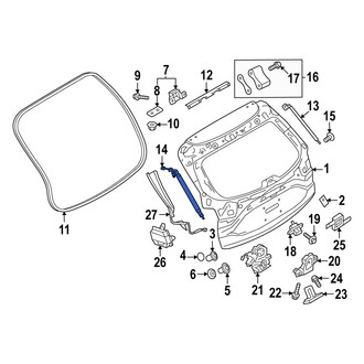 Mazda OE - Right Liftgate Lift Support
