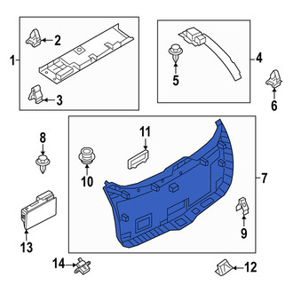 Mazda OE - Rear Lower Liftgate Trim