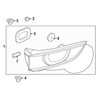 Mazda OE - Rear Lamps - Tail Lamps (On Lift Gate)