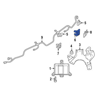 Mazda OE - Rear Right Outer Parking Aid Sensor Housing