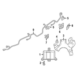 Mazda OE - Rear Bumper - Electrical Components