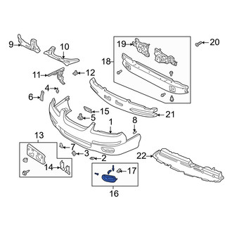 Mazda OE - Front Left Jack Plug Cover