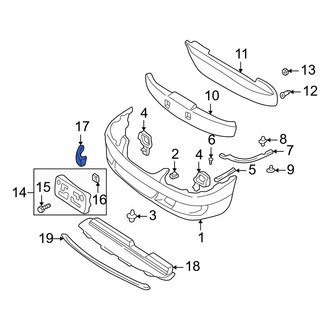 Mazda OE - Front Tow Hook Cover