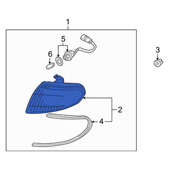 Mazda OE - Front Left Parking Light Assembly